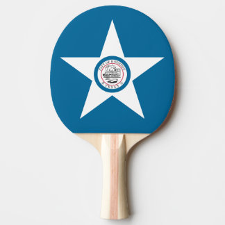 Flagge der Stadt Houston, Texas Ping-Pong Paddle Tischtennis Schläger
