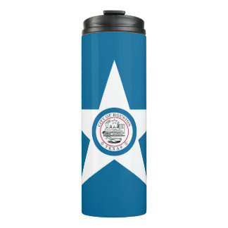 Flagge der Stadt Houston, Texas Thermal Tumbler Thermosbecher