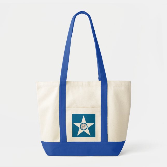 Flagge der Stadt Houston, Texas Tote Bag Tragetasche (Vorne)
