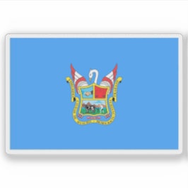 Flagge der Stadt Huacho, Peru Aufkleber
