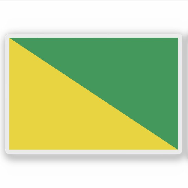 Flagge der Stadt Ica, Peru Aufkleber (Vorderseite)