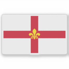 Flagge der Stadt Lincoln, England Aufkleber