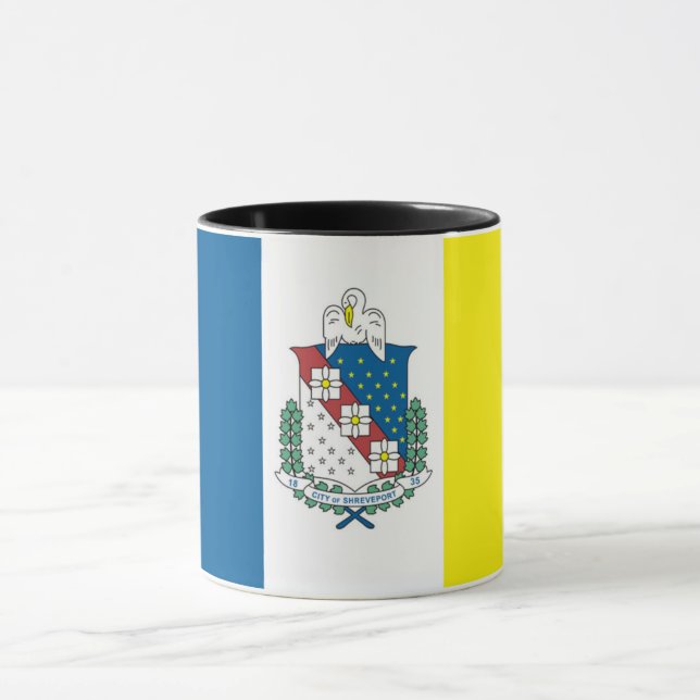 Flagge der Stadt (Louisiana) Tasse (Zentrum)
