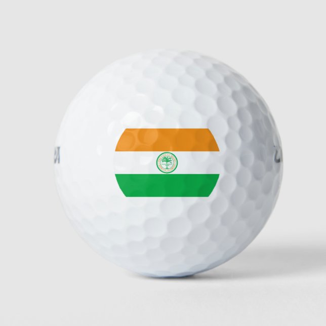 Flagge der Stadt Miami (Florida) Golfball (Vorderseite)