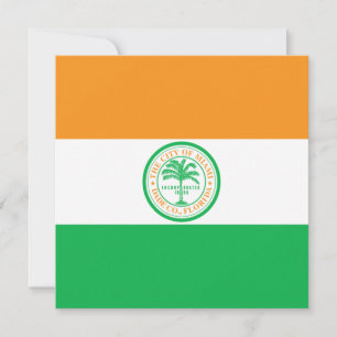 Flagge der Stadt Miami (Florida) Karte