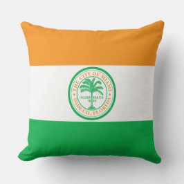Flagge der Stadt Miami (Florida) Kissen