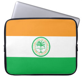 Flagge der Stadt Miami (Florida) Laptopschutzhülle
