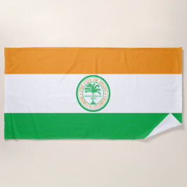 Flagge der Stadt Miami (Florida) Strandtuch