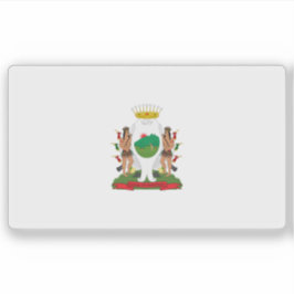 Flagge der Stadt Monterrey (Mexiko) Aufkleber