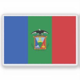 Flagge der Stadt Moquegua, Peru Aufkleber