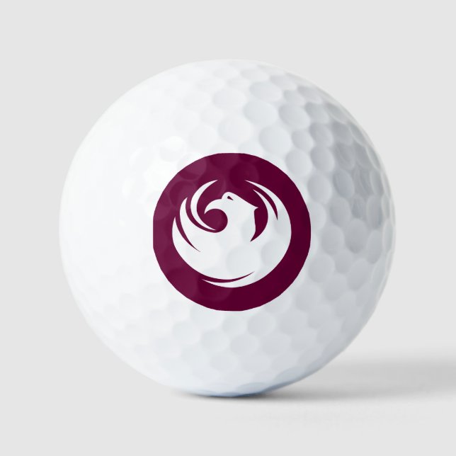 Flagge der Stadt Phoenix Arizona Golfball (Vorderseite)