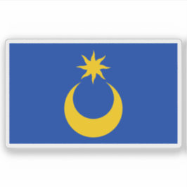 Flagge der Stadt Portsmouth, England Aufkleber
