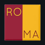 Flagge der Stadt Rom, Italien Magnet<br><div class="desc">Wappen - ohne Krone - der Stadt Rom,  Italien. Namensnennung des Bildes: By Ssolbergj - Eigene Arbeit,  CC BY-SA 3.0,  https://commons.wikimedia.org/w/index.php?curid=33201691.</div>