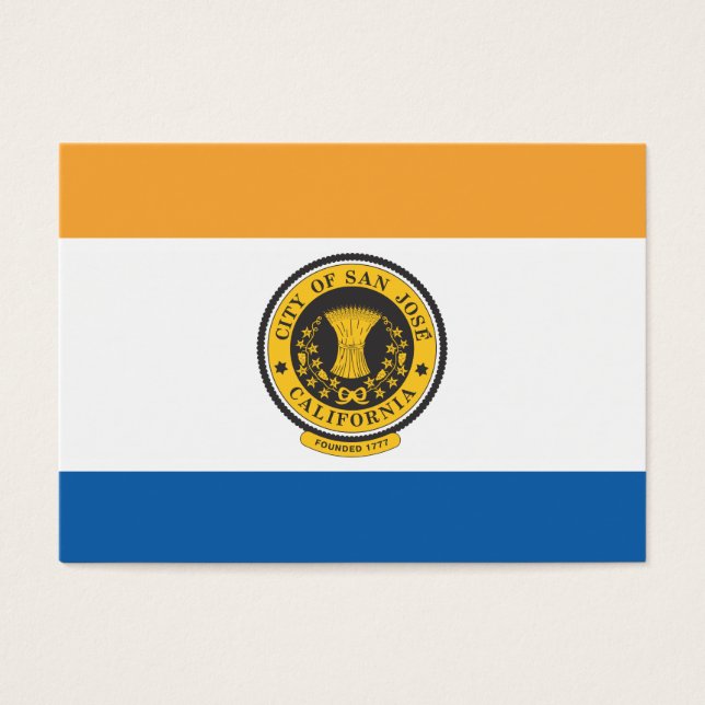 Flagge der Stadt San Jose (Vorderseite)