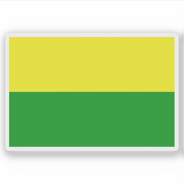 Flagge der Stadt Sarteneja, Belize Aufkleber (Vorderseite)