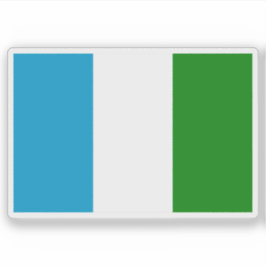 Flagge der Stadt Sechura, Peru Aufkleber