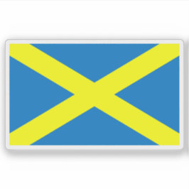 Flagge der Stadt St Albans, England Aufkleber
