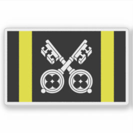 Flagge der Stadt St Asaph, Wales Aufkleber