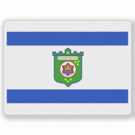 Flagge der Stadt Tel Aviv, Israel Aufkleber