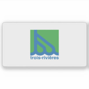 Flagge der Stadt Trois-Rivières, Quebec, Kanada Aufkleber
