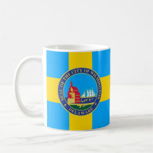 Flagge der Stadt Wilmington, Delaware Kaffeetasse