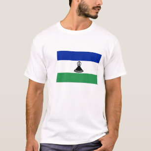 Flagge der T - Shirts Lesotho-Männer