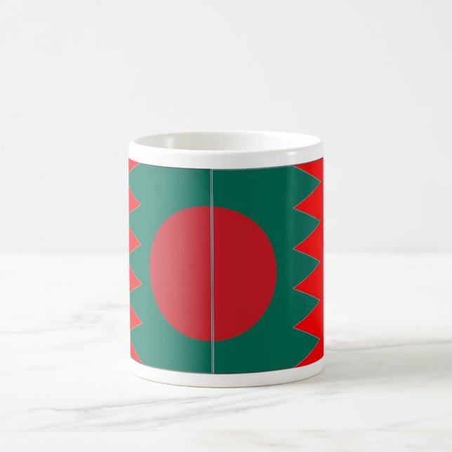 Flagge der Tasse Bangladesch (Mittel)