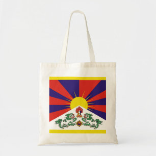 Flagge der Tibet- oder Schnee-Löwe-Flagge Tragetasche
