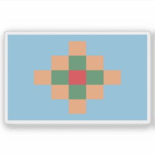 Flagge der Tonokotés (Tonokotés), Argentinien Aufkleber
