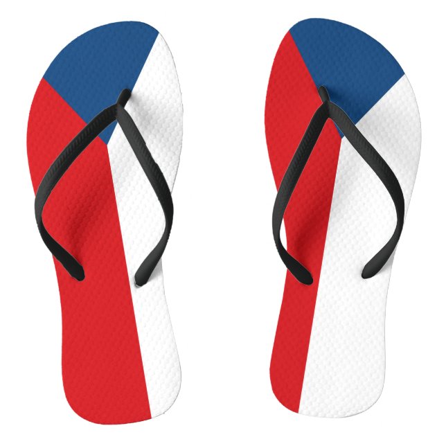 Flagge der Tschechischen Republik Flip Flops (Fußbett)