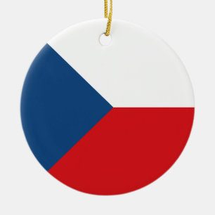 Flagge der Tschechischen Republik Keramik Ornament