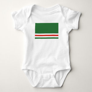 Flagge der Tschetschenischen Republik Itschkerien Baby Strampler