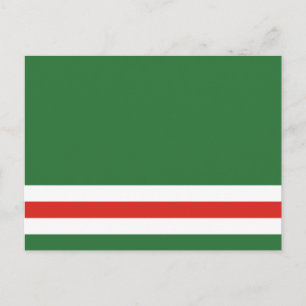 Flagge der Tschetschenischen Republik Itschkerien Postkarte
