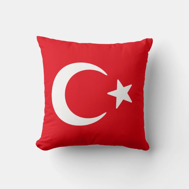 Flagge der Türkei Kissen (Vorderseite)