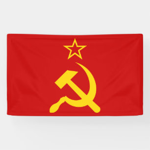 Flagge der UdSSR - sowjetische Gewerkschaft Banner