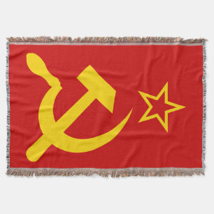 Flagge der UdSSR - sowjetische Gewerkschaft Decke
