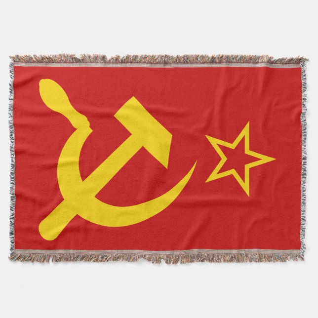 Flagge der UdSSR - sowjetische Gewerkschaft Decke (Vorderseite)