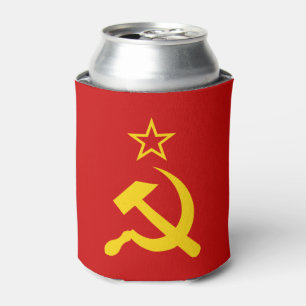 Flagge der UdSSR - sowjetische Gewerkschaft Dosenkühler