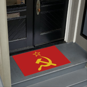 Flagge der UdSSR - sowjetische Gewerkschaft Fußmatte