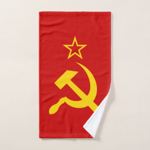 Flagge der UdSSR - sowjetische Gewerkschaft Handtuch