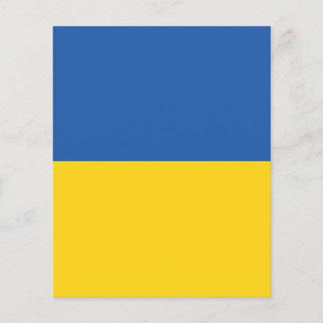 Flagge der Ukraine (Vorderseite)
