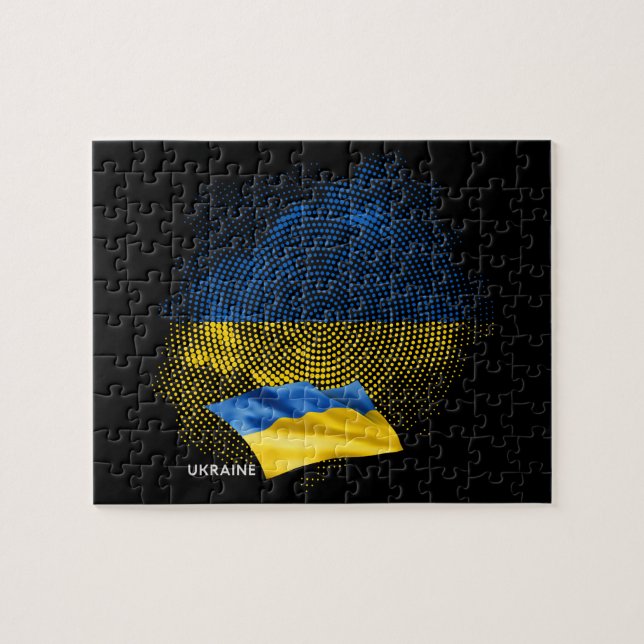 Flagge der Ukraine (Horizontal)