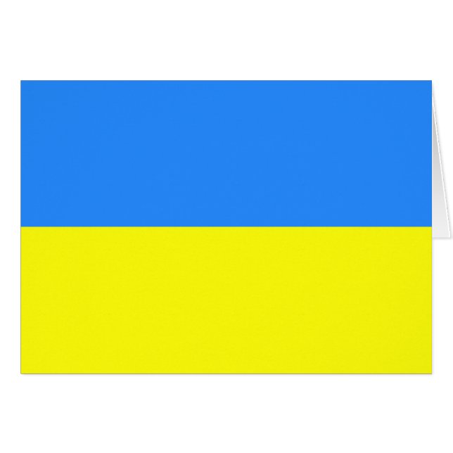 Flagge der Ukraine (Vorderseite (Horizontal))