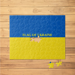 Flagge der Ukraine 8"x10" Puzzle
