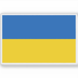 Flagge der Ukraine Aufkleber