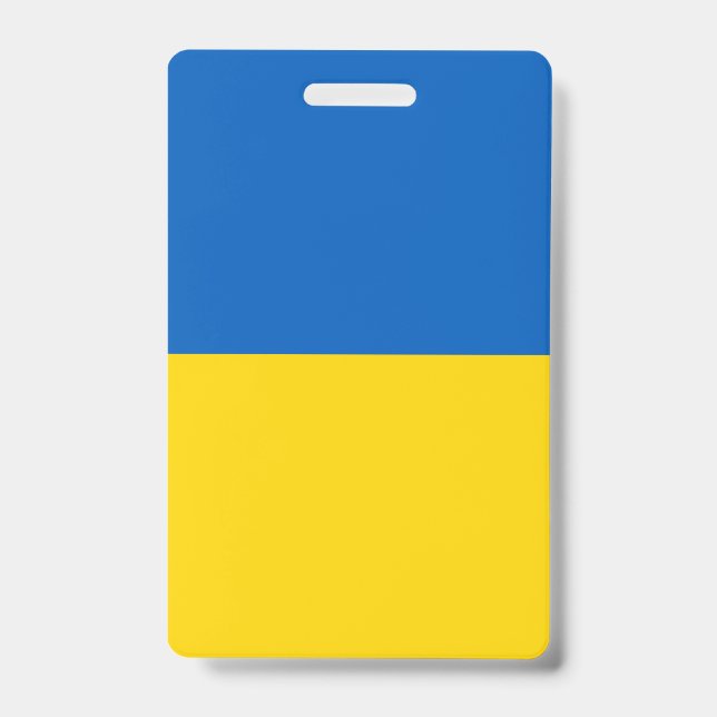 Flagge der Ukraine Ausweis (Vorderseite)
