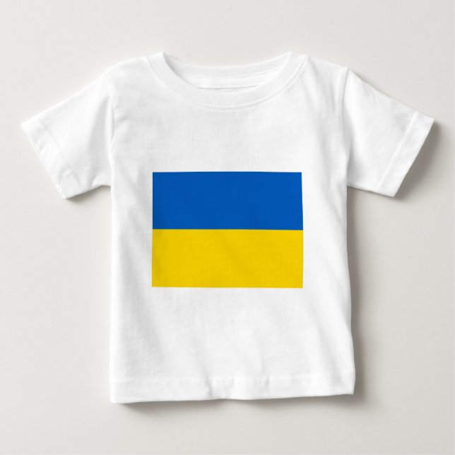 Flagge der Ukraine Baby T-shirt (Vorderseite)