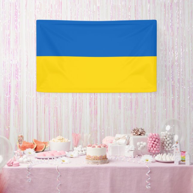 Flagge der Ukraine Banner (Party)