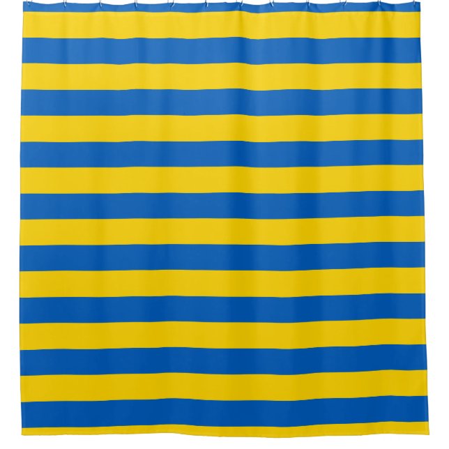 Flagge der Ukraine Duschvorhang (Vorderseite)