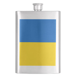 Flagge der Ukraine Flachmann